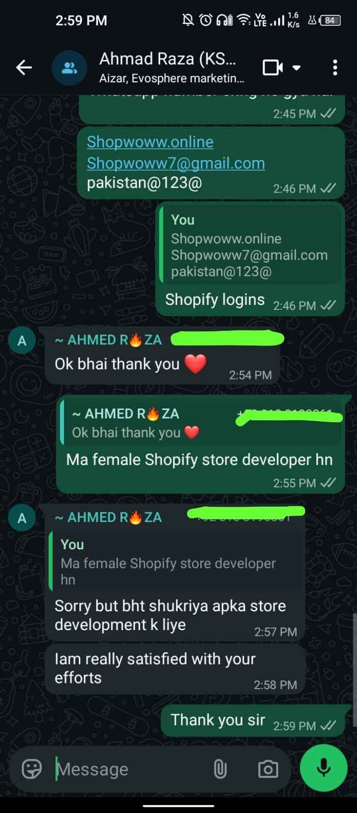 Shopify agency Pakistan client results