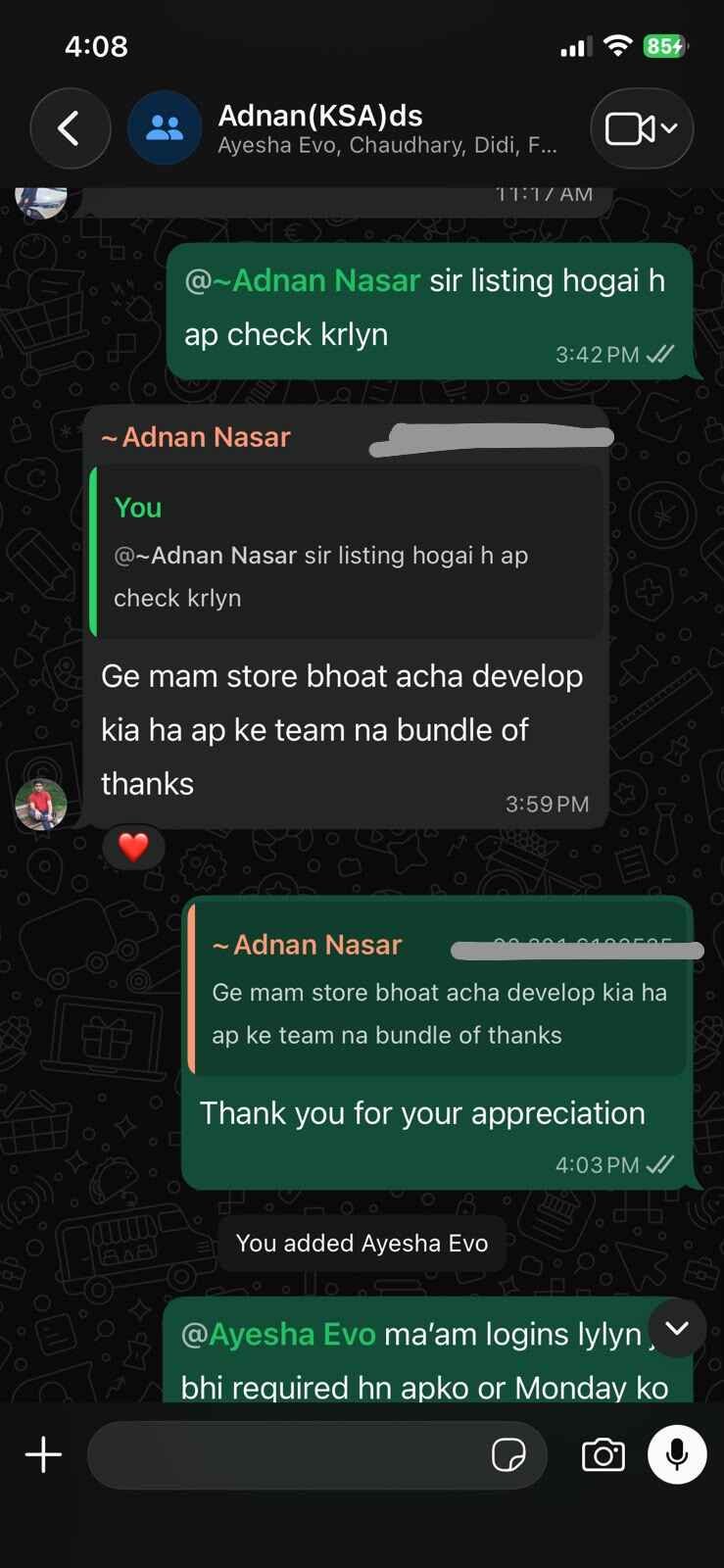 Best Shopify agency Pakistan store owner feedback
